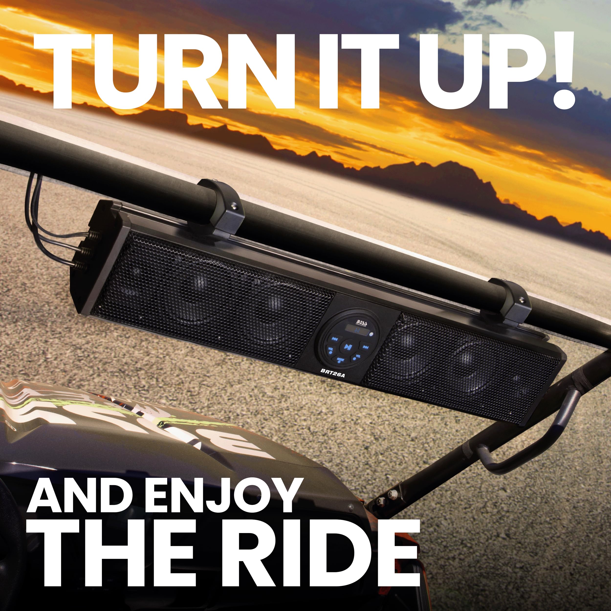 Amazon.com: BOSS Audio Systems BRT26A ATV UTV Sound Bar - 26 Inch